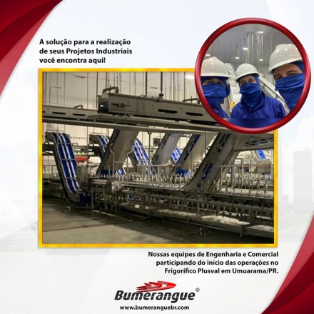 EXPOMEAT 2019 A parceria e solução perfeita para seu processo industrial você encontra na Bumerangue. Além da qualidade e tecnologia, a equipe oferece o suporte necessário para instalação e...