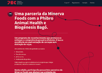 EXPOMEAT 2019 A Minerva Foods, em parceria com a Phibro Animal Health e Biogénesis Bagó, acaba de lançar a segunda edição do Programa de Eficiência de Carcaça (PEC), na qual participarão...